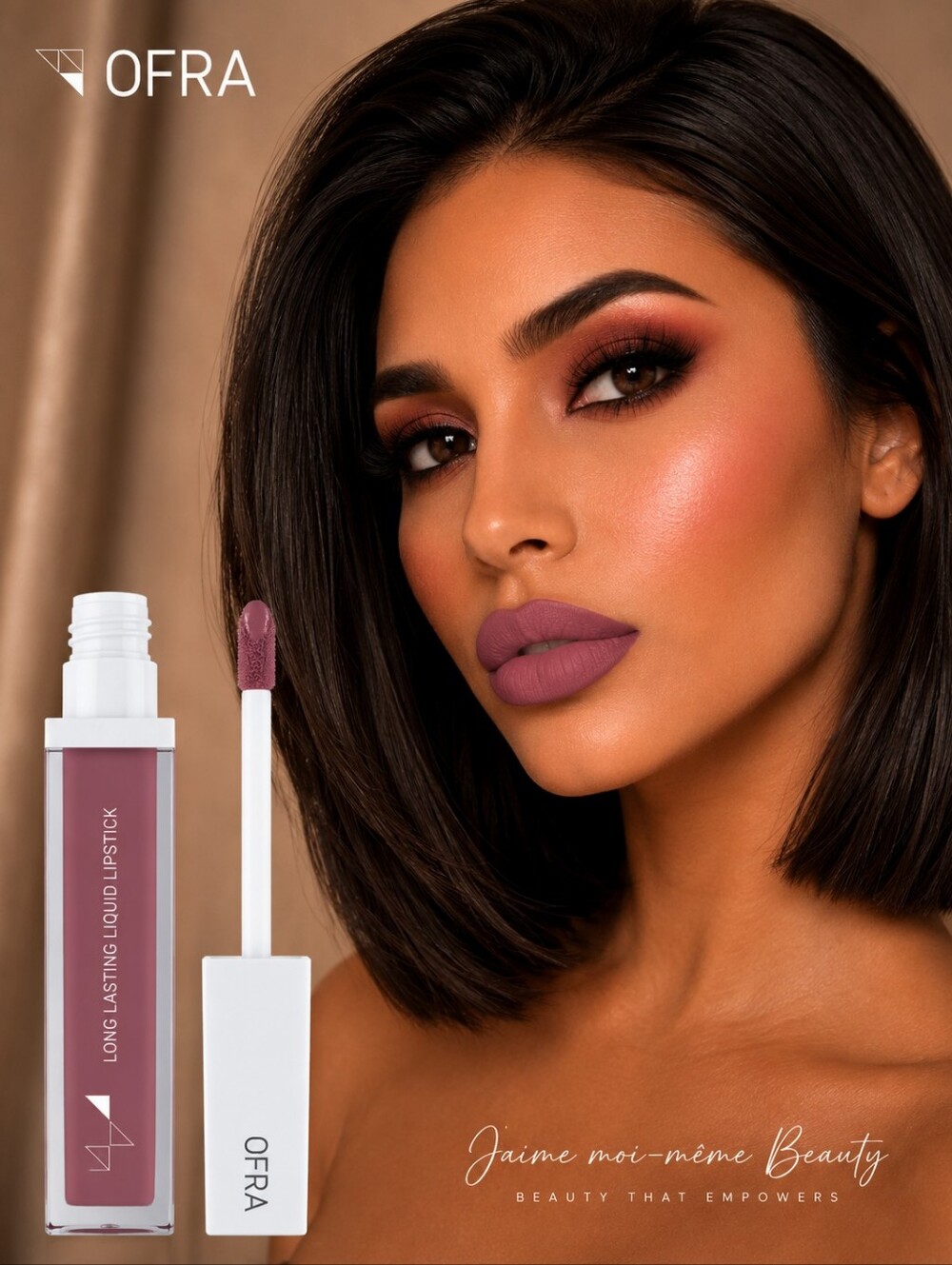 OFRA Matte Liquid Lipstick in Dutchess - Cool Tone Mauve